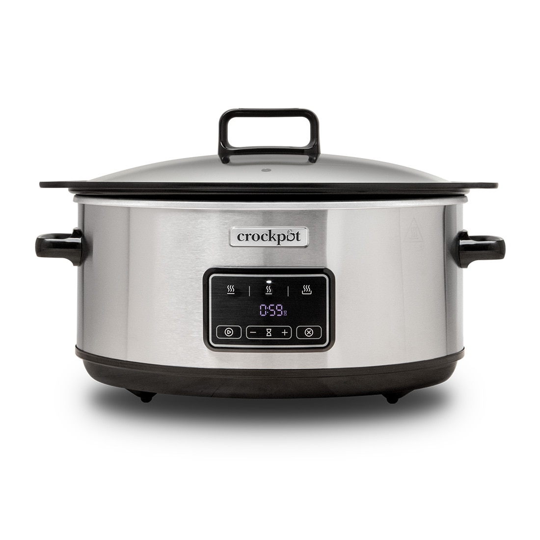 Imagen 0 de Olla eléctrica de cocción lenta CrockPot Sizzle & Stew 6.5 L Gris