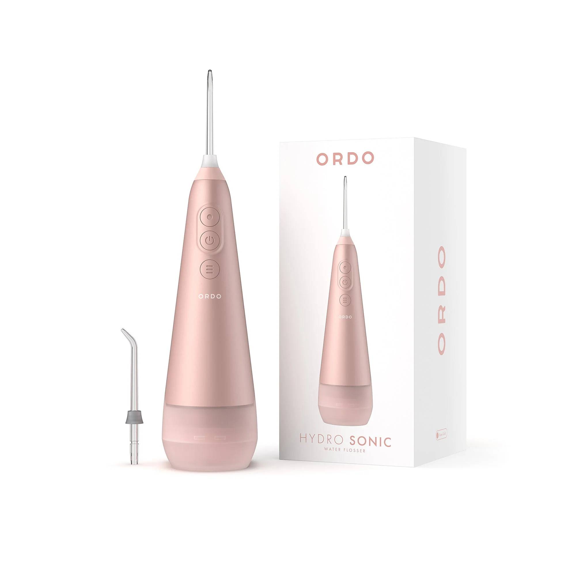 Imagen 1 de Irrigador dental Ordo Hydro Sonic Water Flosser color rosa tecnología sónica Rosa