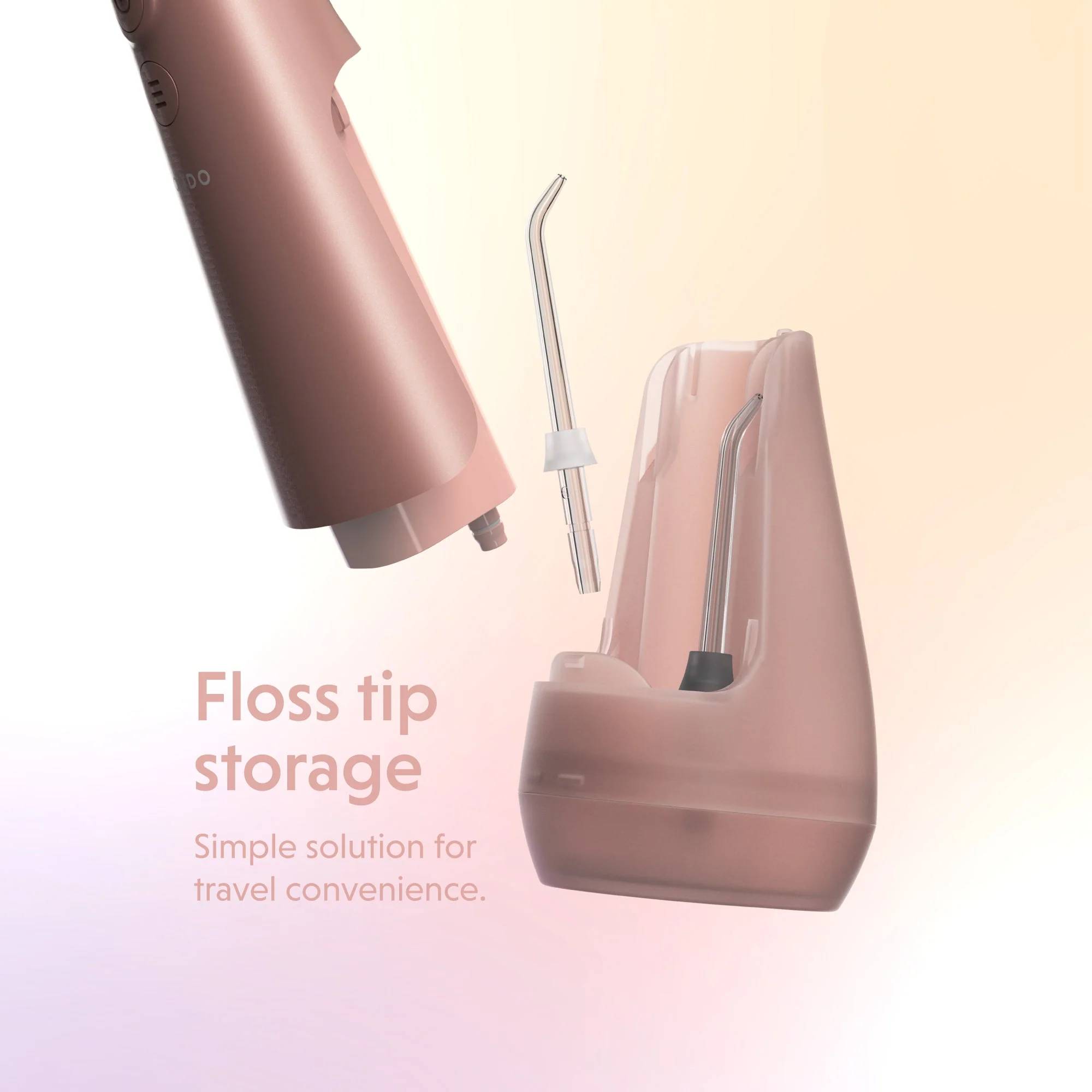 Imagen 5 de Irrigador dental Ordo Hydro Sonic Water Flosser color rosa tecnología sónica - Rosa Rosa