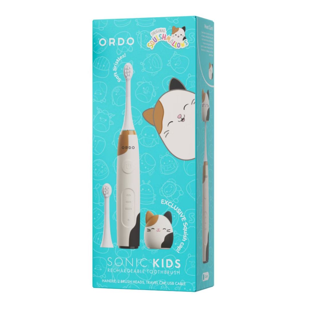 Cepillo de dientes eléctrico Ordo Sonic Kids Squishmallows Cam recargable tecnología sónica - Blanco Blanco-2