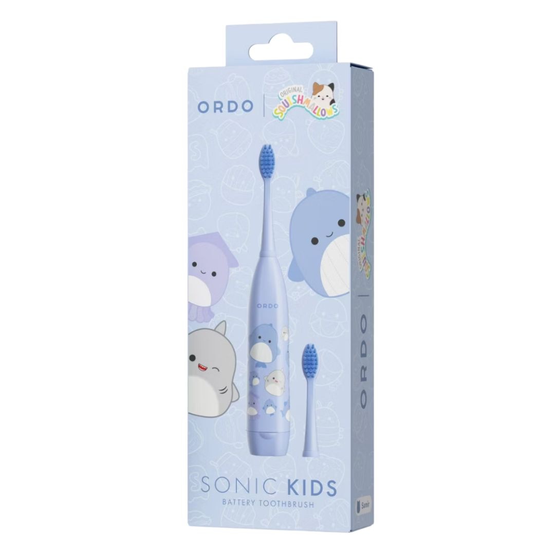 Cepillo de dientes eléctrico Ordo Sonic Kids Squishmallows Samir con batería uso infantil - Azul Azul-2