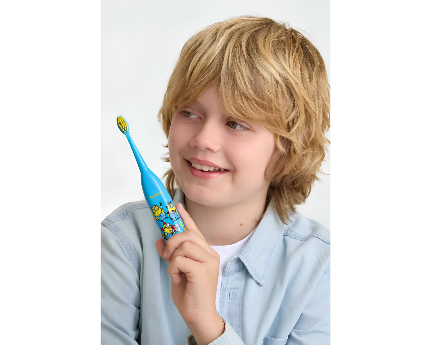 Cepillo de dientes eléctrico Ordo Minions Sonic Kids Azul Sónico y hasta 60 días de autonomía - Azul Azul-4