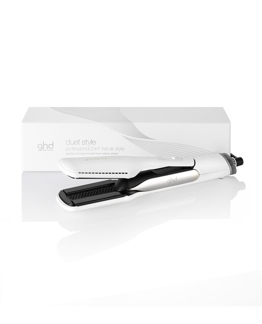 Imagen 0 de Secador y plancha de pelo 2 en 1 ghd duet blanca