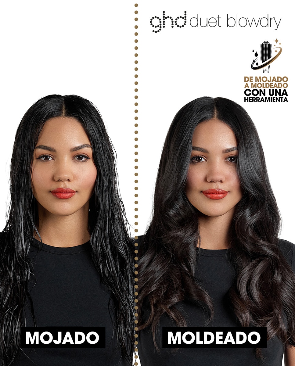 Cepillo secador 2 en 1 ghd duet blowdry white 2