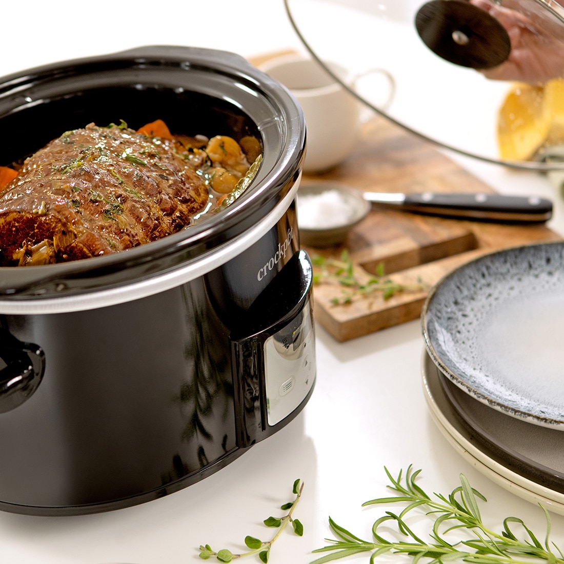 Olla eléctica de cocción lenta CrockPot 3,5 L - Negro Negro-2