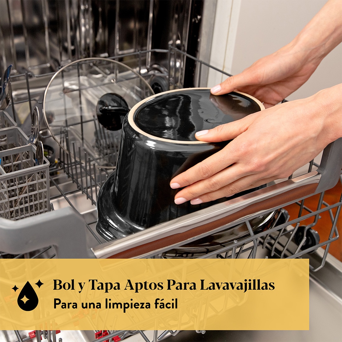 Olla eléctica de cocción lenta CrockPot 3,5 L - Negro Negro-3