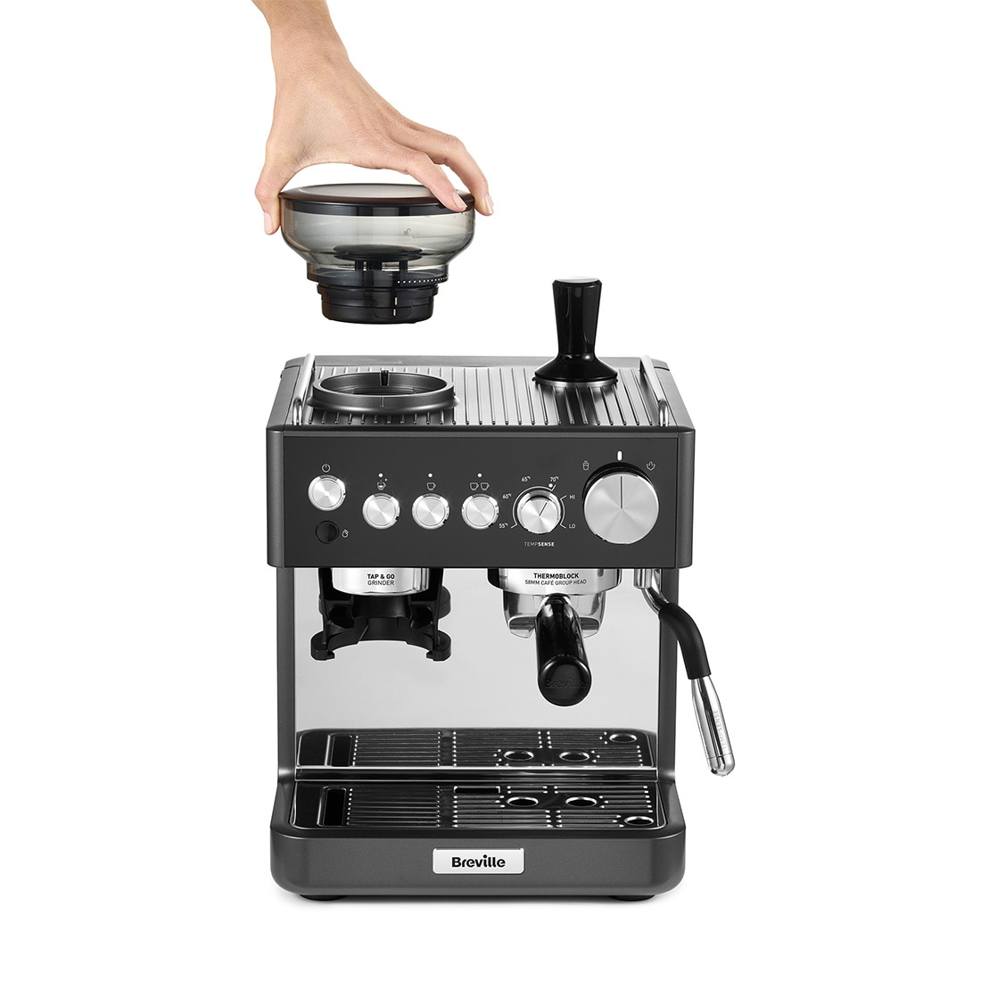 Cafetera espresso manual Breville Sense - Gris Gris-3