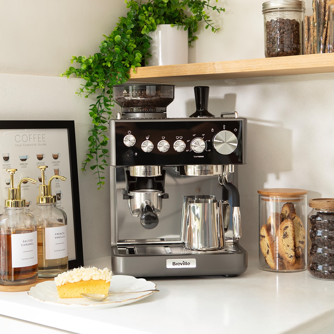 Cafetera espresso manual Breville Sense - Gris Gris-5