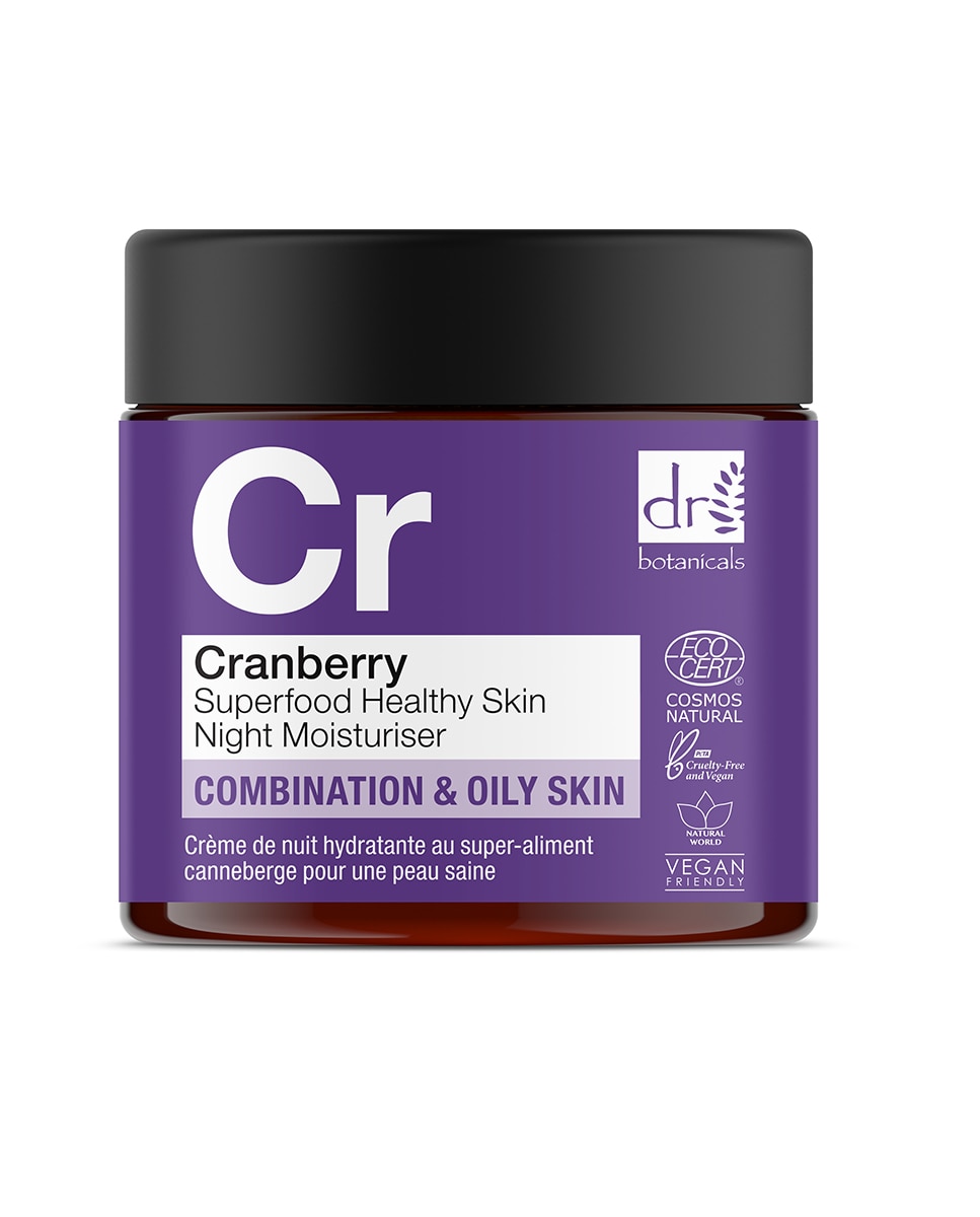 Imagen 0 de Crema hidratante de noche de arándanos para una piel sana 60 ml Apothecary by Dr Botanicals
