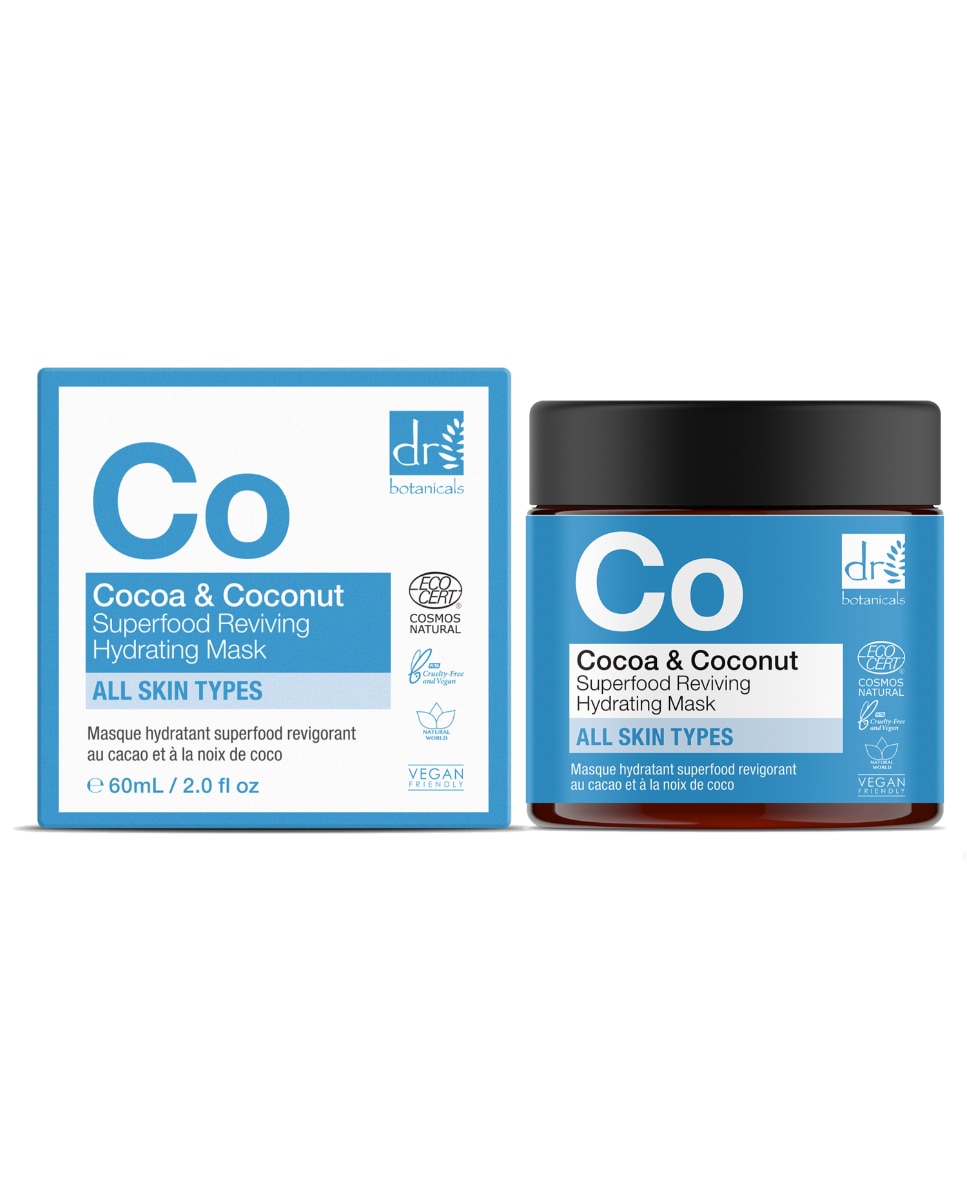Imagen 0 de Mascarilla revitalizante de cacao y coco 60 ml Apothecary by Dr Botanicals