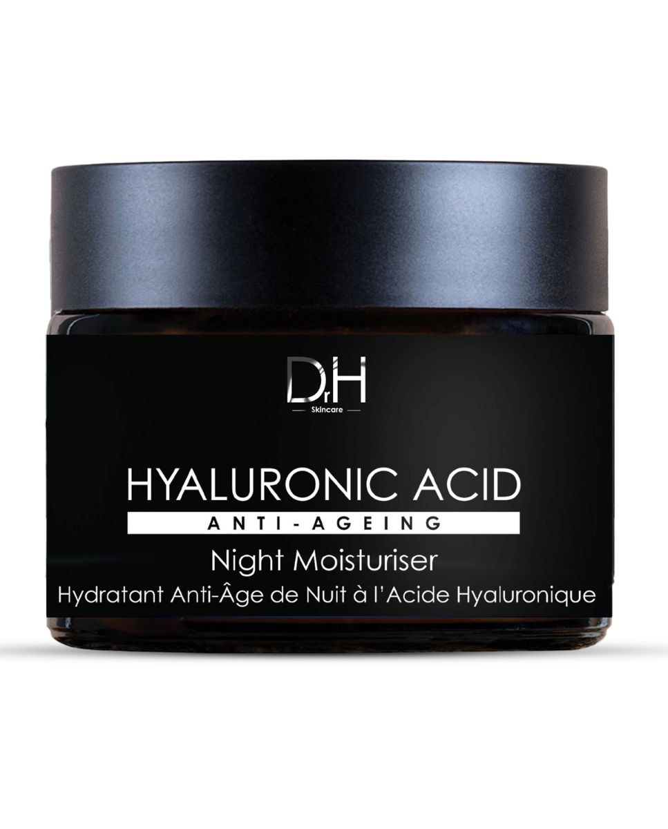 Imagen 0 de Crema hidratante de noche con ácido hialurónico Dr H 60ml 700