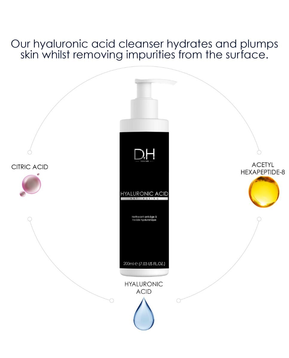 Limpiador facial de ácido hialurónico Dr H 200ml - 700 200 ml 700-4
