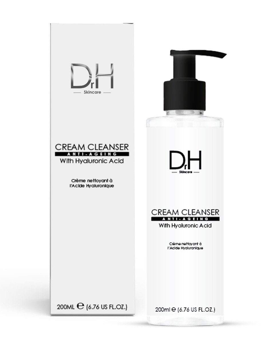 Crema limpiadora refinadora con ácido hialurónico y AHA Dr H 200ml - 700 200 ml 700-2