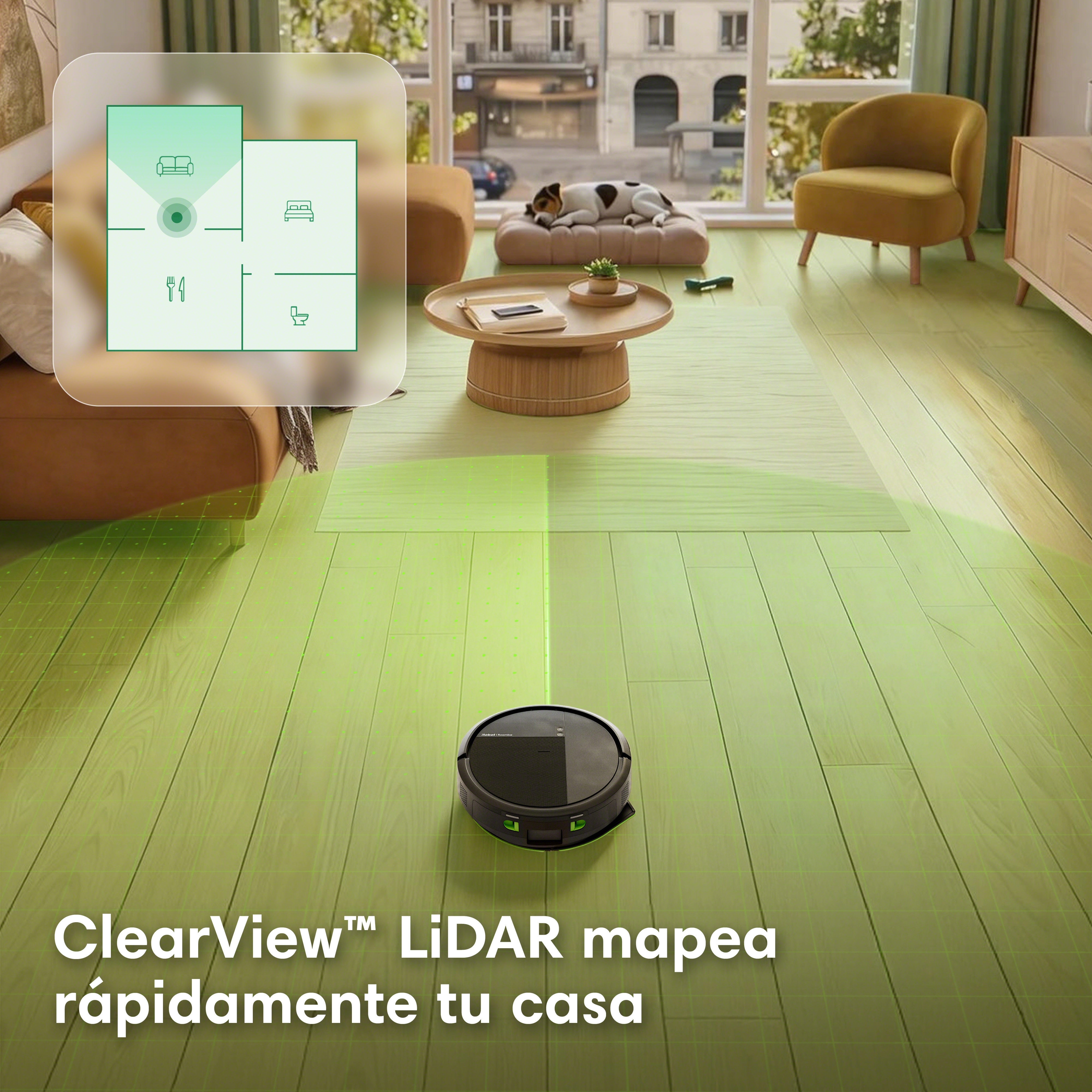 Robot aspirador iRobot Roomba® 115 Combo LiDAR 15000Pa - Negro Negro-5