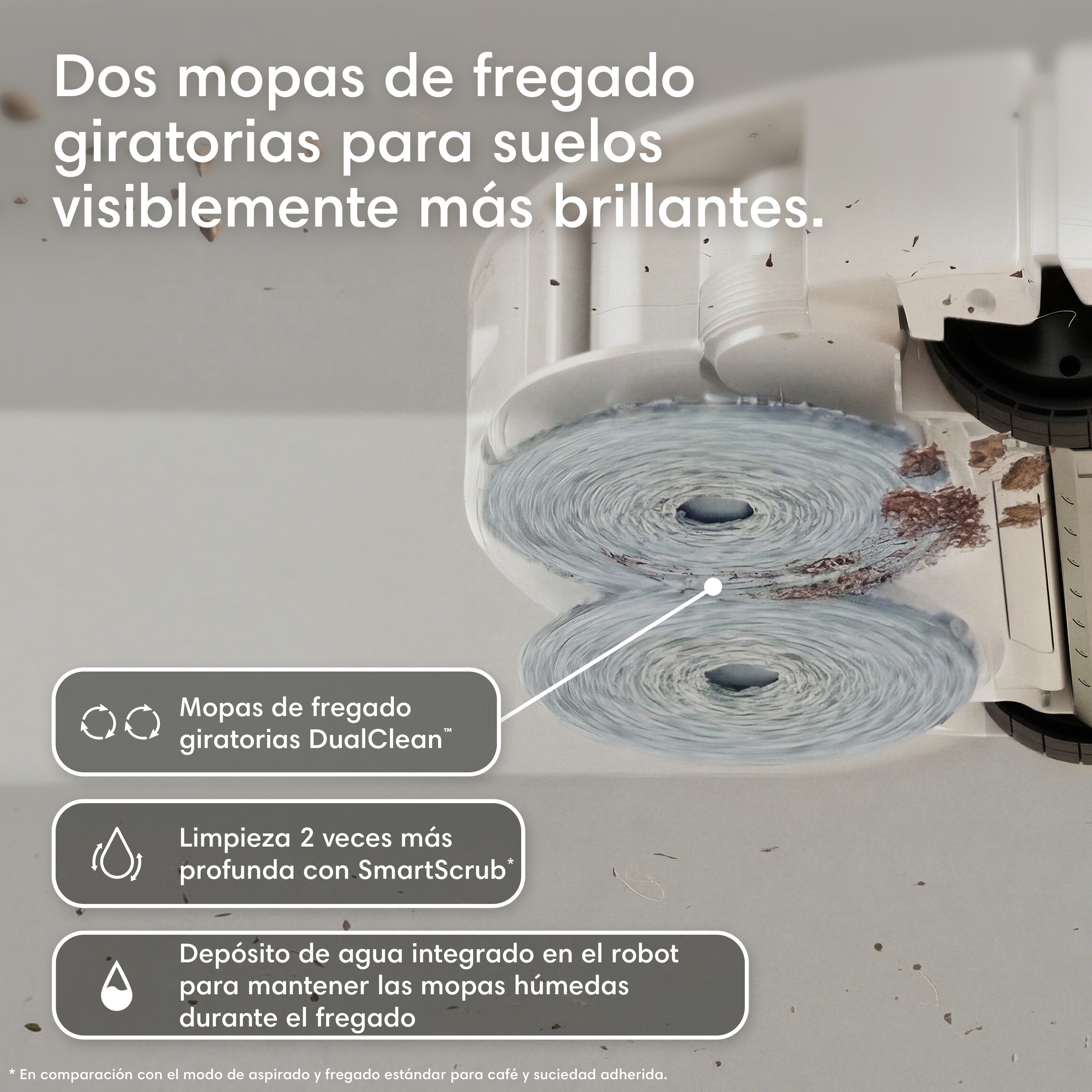 Robot aspirador iRobot Roomba® 575 Combo AutoWash 25kPa - Blanco Blanco-4