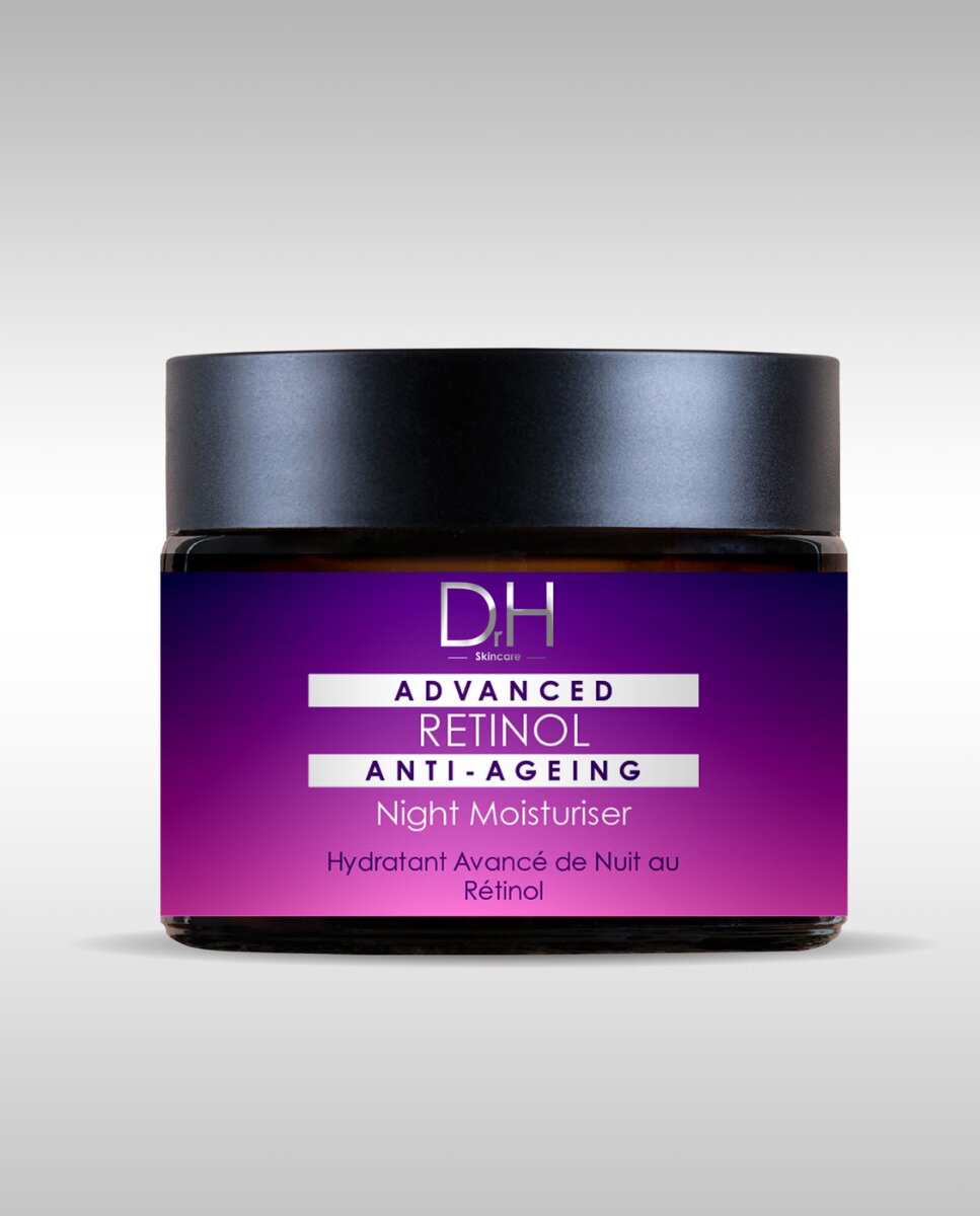 Imagen 0 de Crema hidratante de noche antiedad con retinol avanzado Dr H 60ml 700