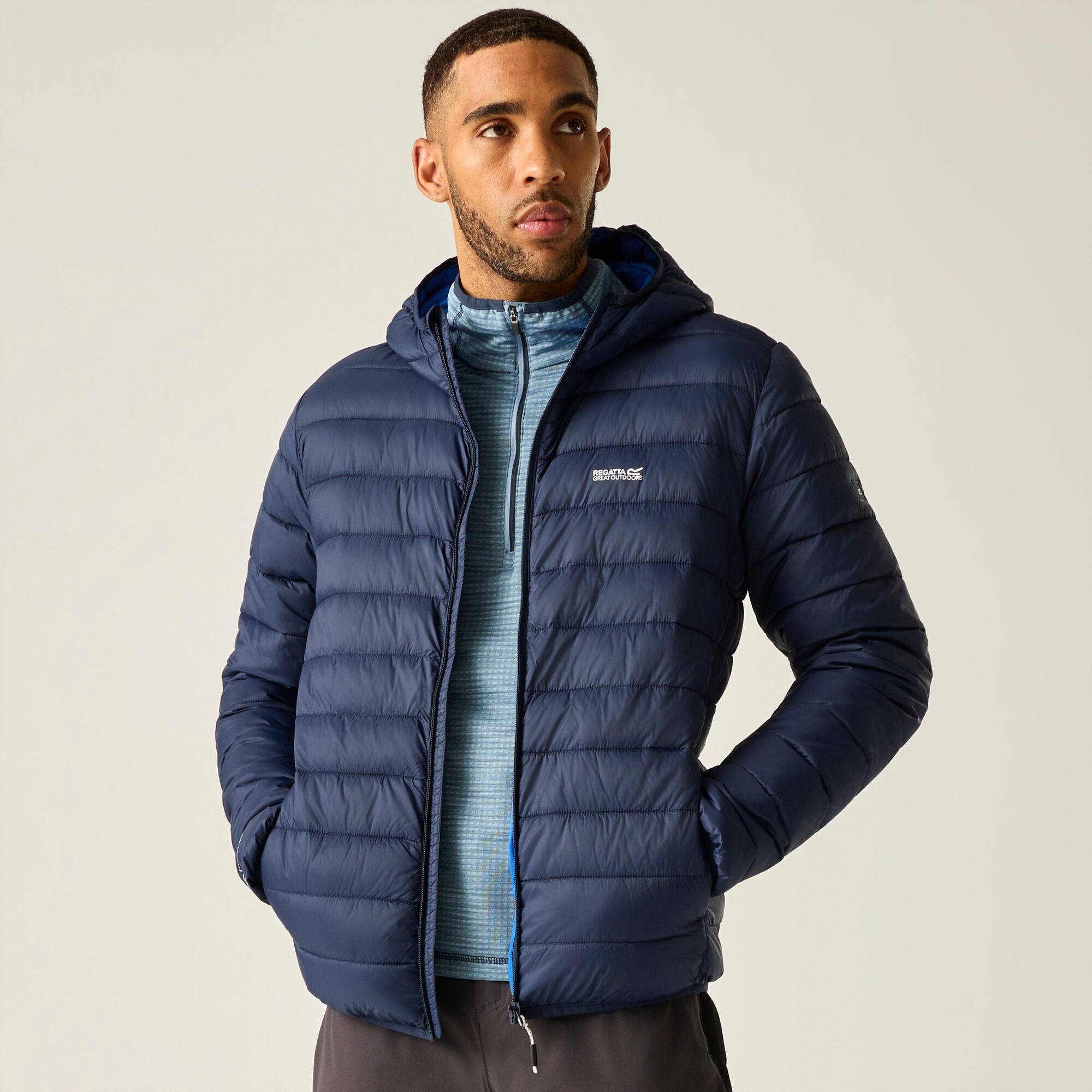 Imagen 1 de Chaqueta de hombre Hooded Marizion Regatta - Azul marino Azul marino