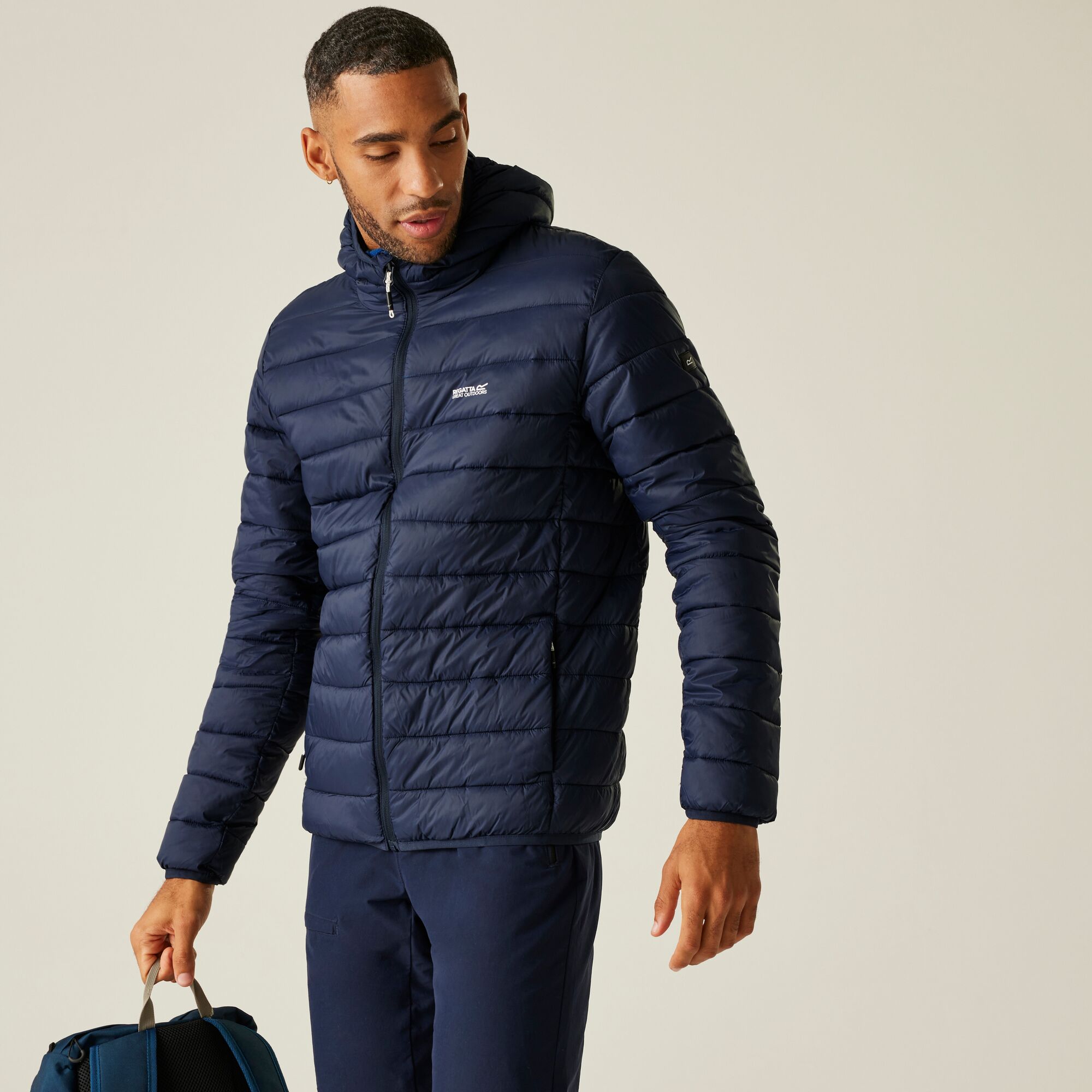 Imagen 2 de Chaqueta de hombre Hooded Marizion Regatta - Azul marino Azul marino