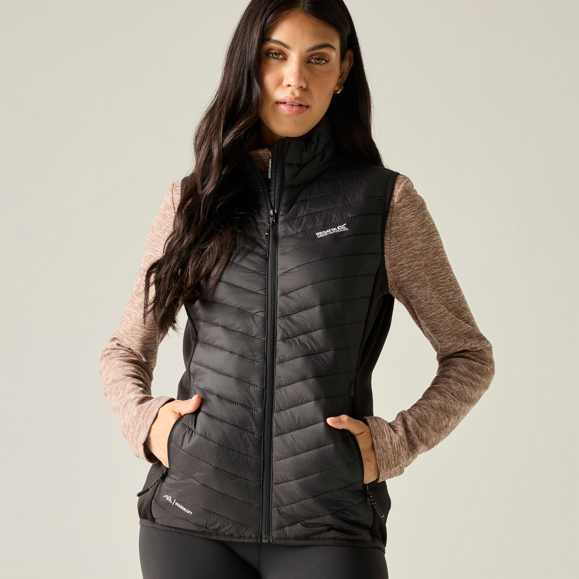 Imagen 0 de Chaleco de mujer Andreson Hybrid Regatta Negro