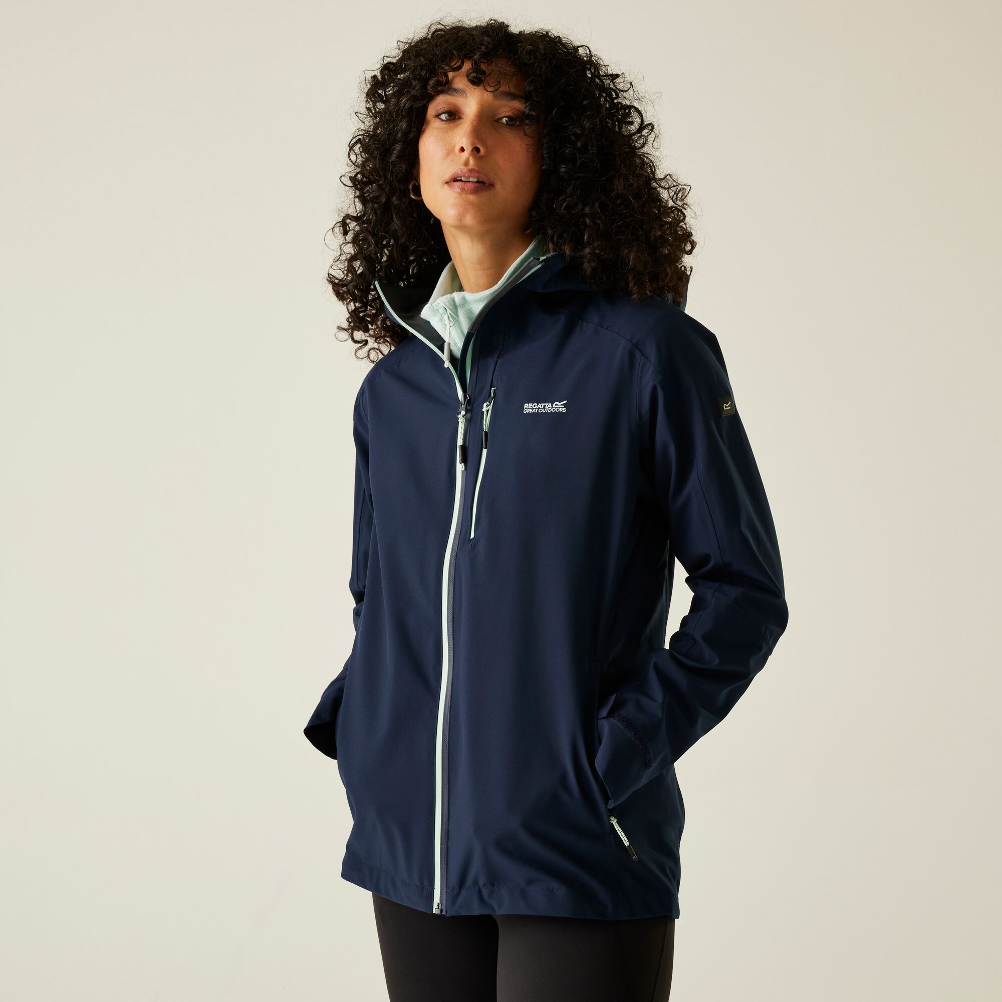 Regatta Chubasquero de mujer Birchdale II Verde militar