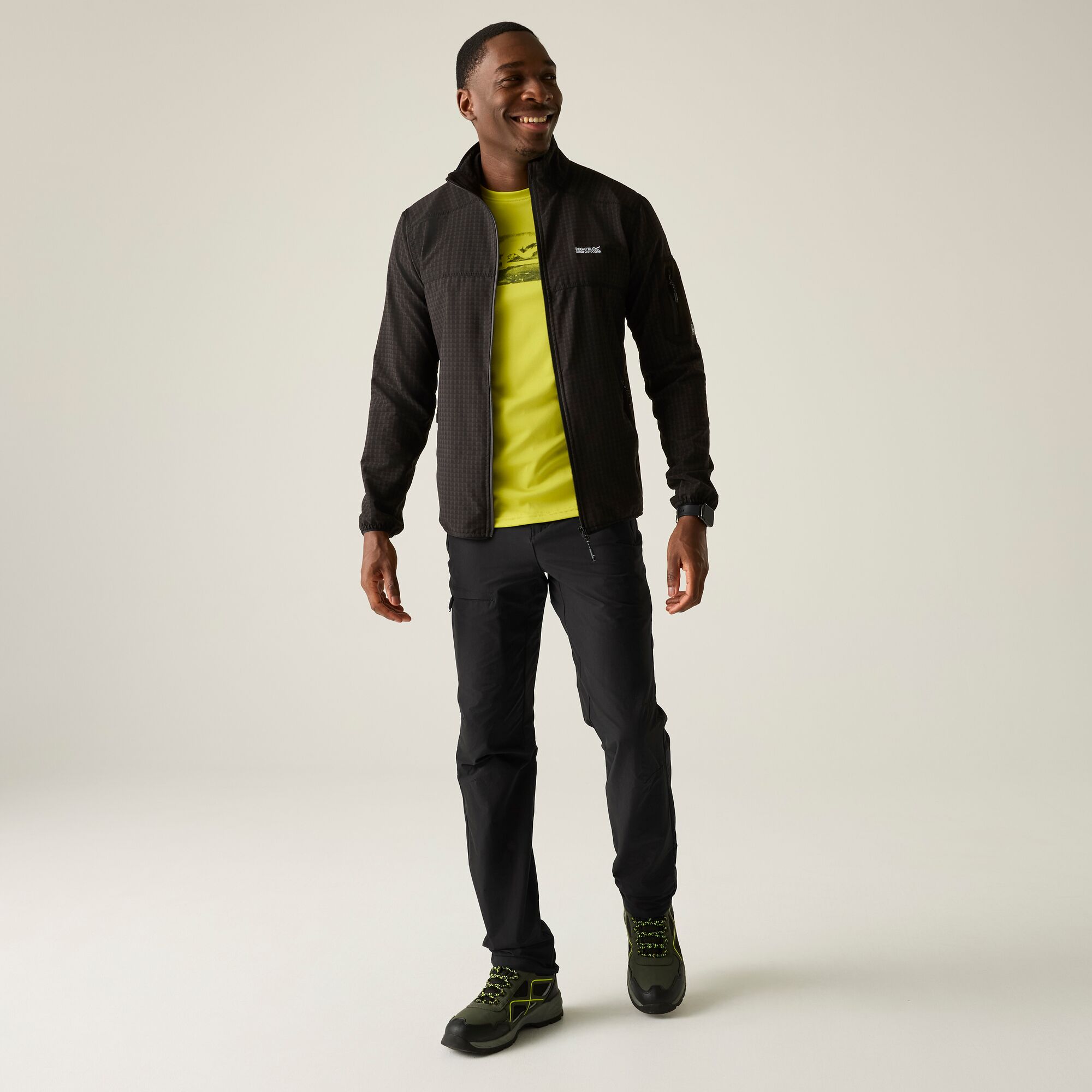 Imagen 3 de Pantalón de hombre Highton II Regatta - Negro Negro