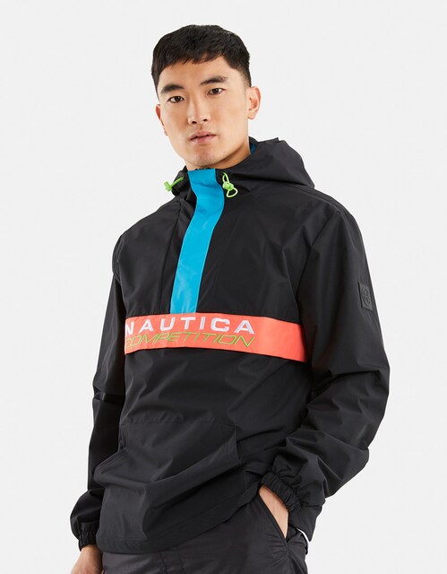 Imagen 0 de Chaqueta de hombre tipo corta-vientos color negro