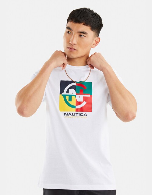 Imagen 0 de Camiseta de hombre color blanco de manga corta