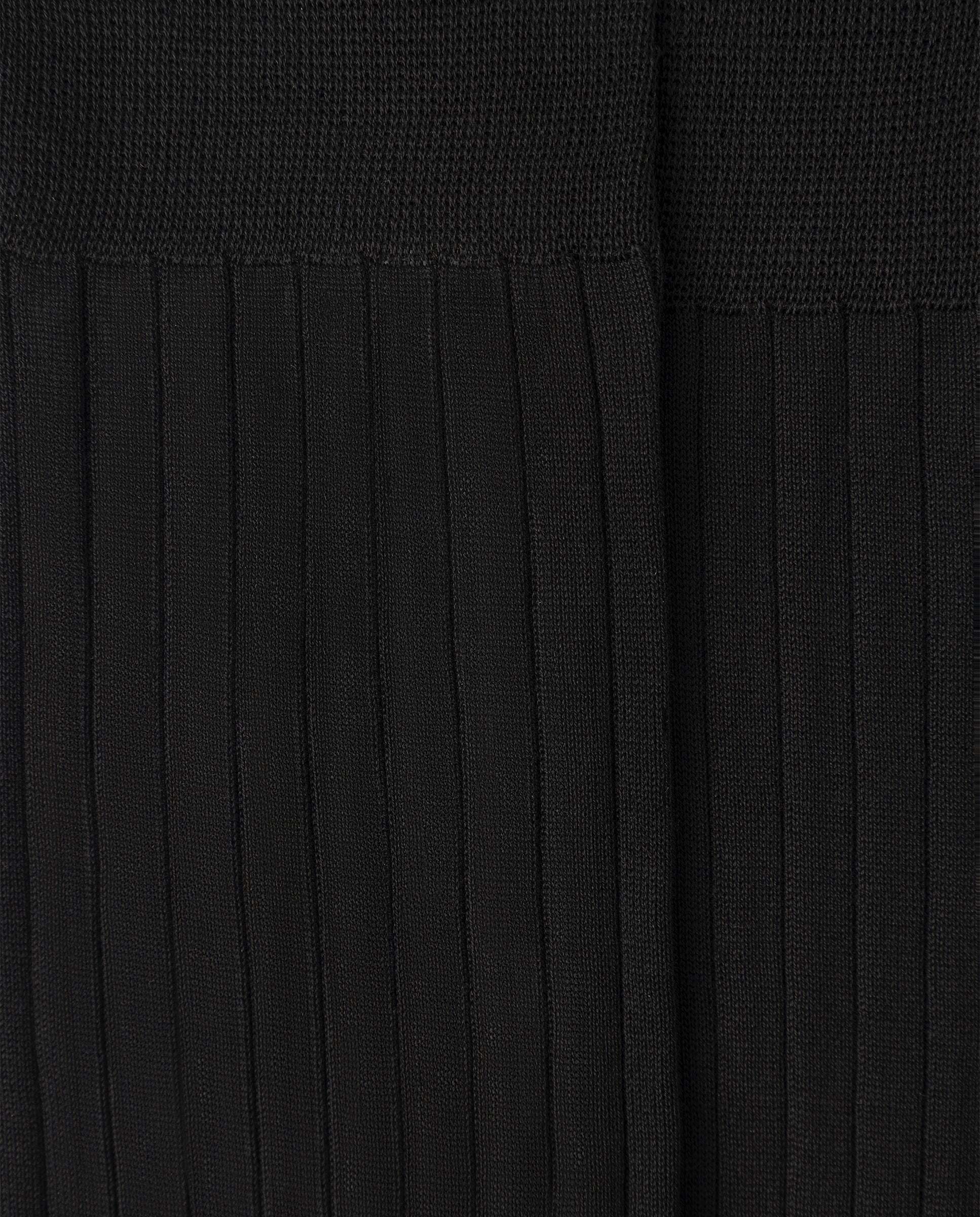Calcetines cortos de algodón mercerizado - Hackett - Negro Negro-4