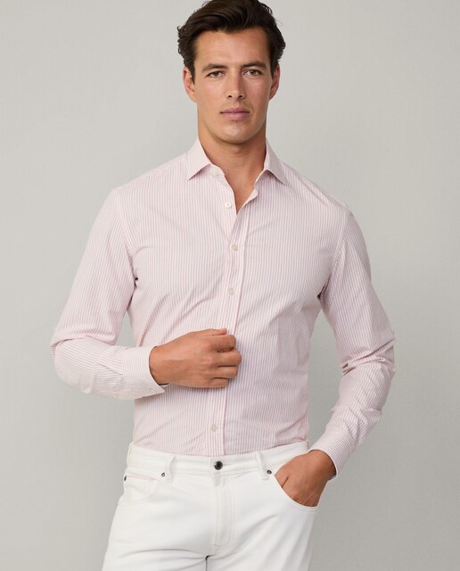Imagen 0 de Camisa de hombre tailored fit de rayas Bengala