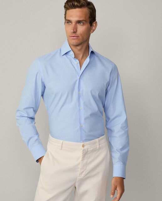 Imagen 0 de Camisa formal de hombre tailored fit de cuadros vichy