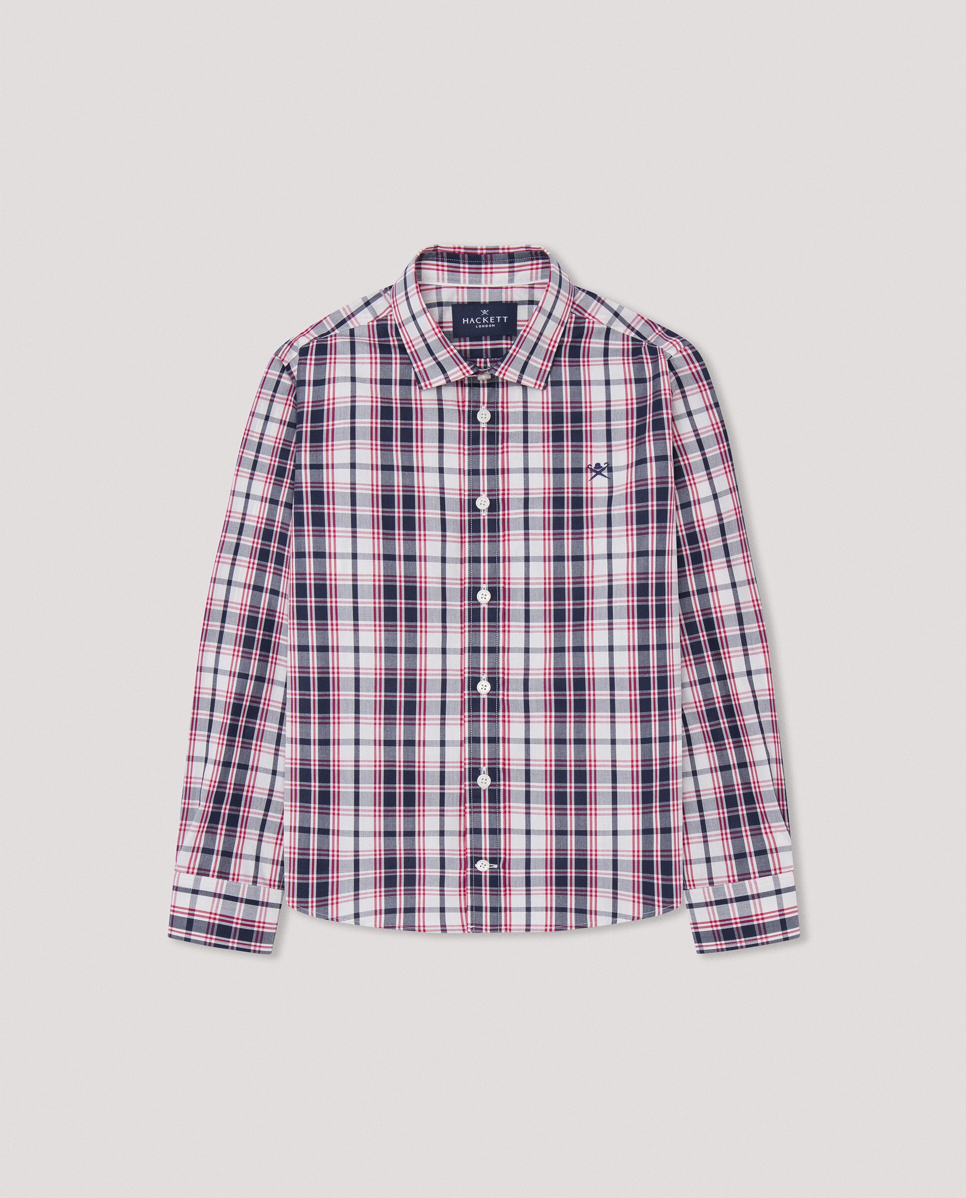 Camisa de nino a cuadros de manga larga Hackett El Corte Ingles
