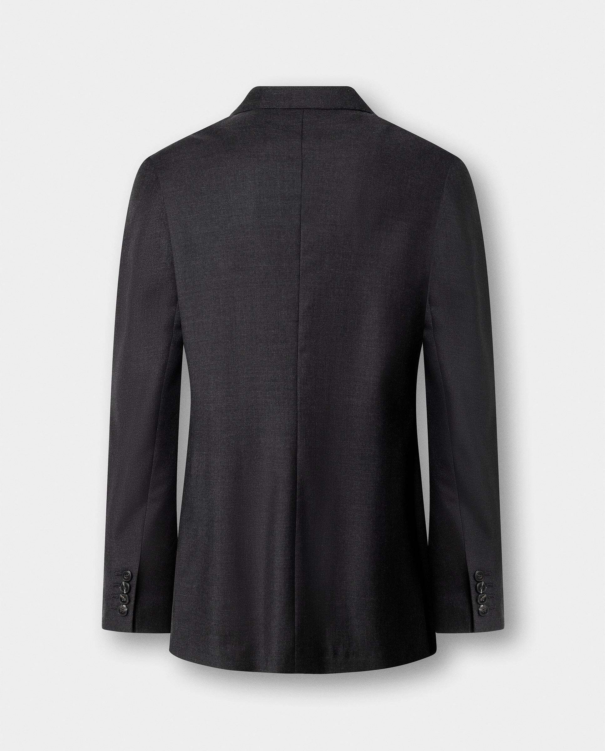Americana de lana - Hackett - tejida en inglaterra - Gris Gris-10