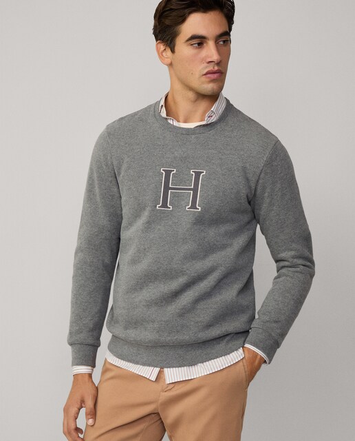 Imagen 0 de Sudadera de hombre cuello redondo con monograma