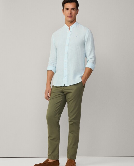 Imagen 0 de Chino de hombre slim fit teñido en prenda
