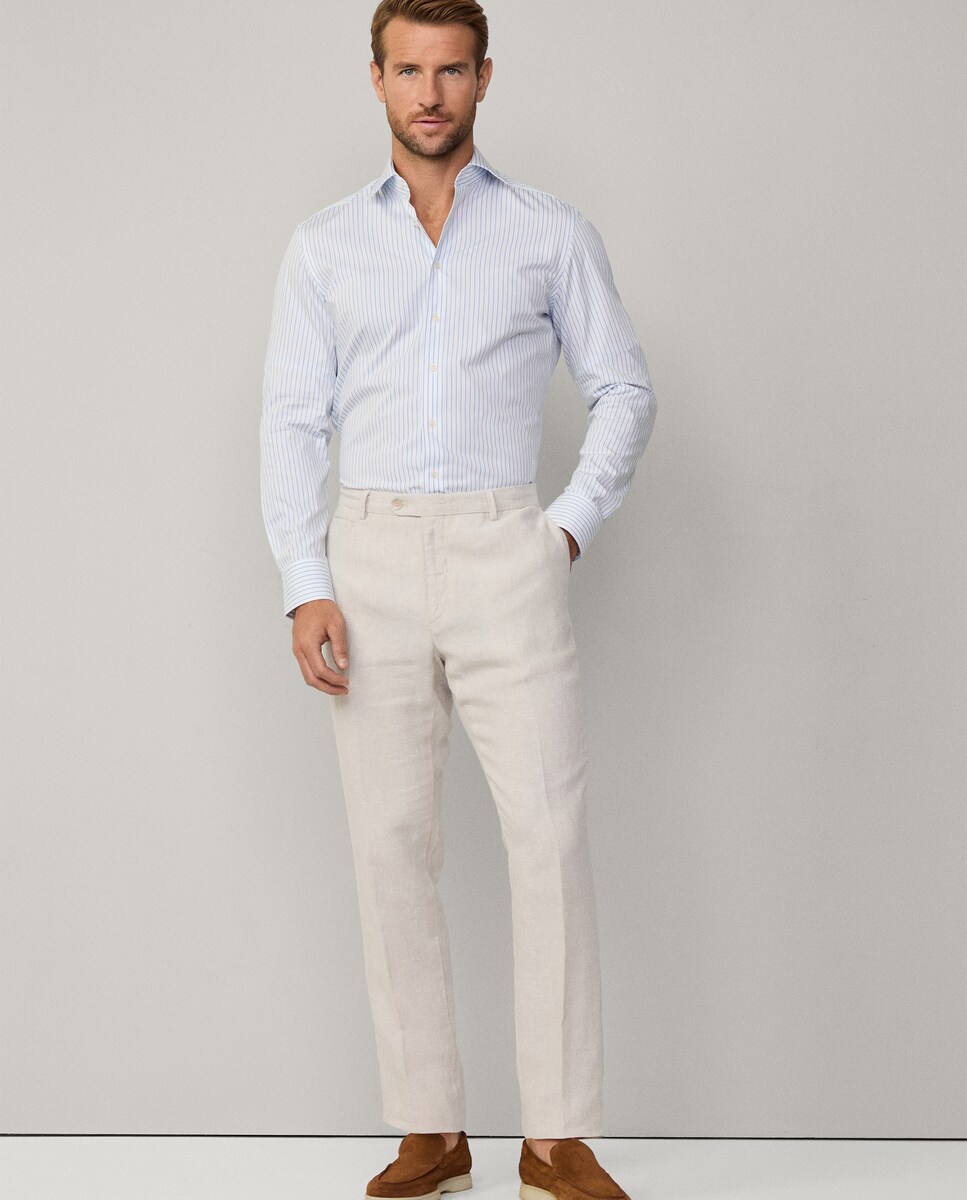 Slim Fit Ropa De Hombre El Corte Ingles Pantalón De Lino De Hombre