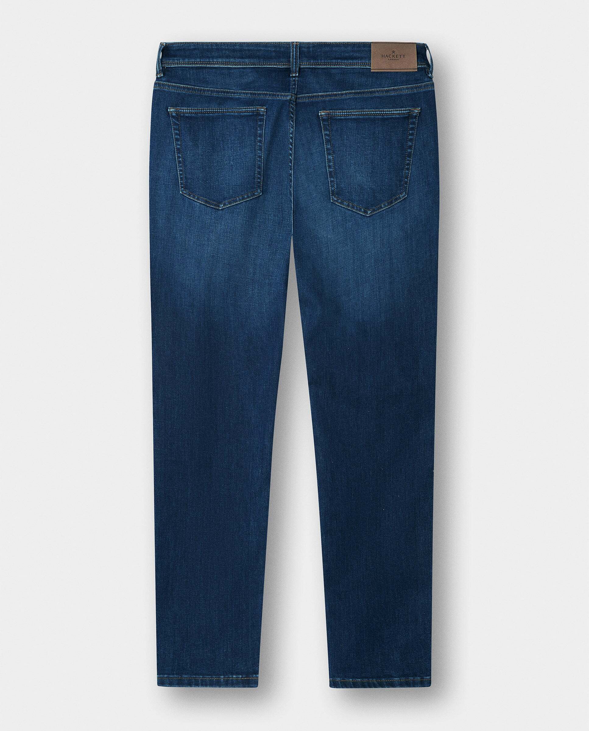 Imagen 8 de Vaqueros powerflex lavado vintage fit slim - Hackett - Azul Azul