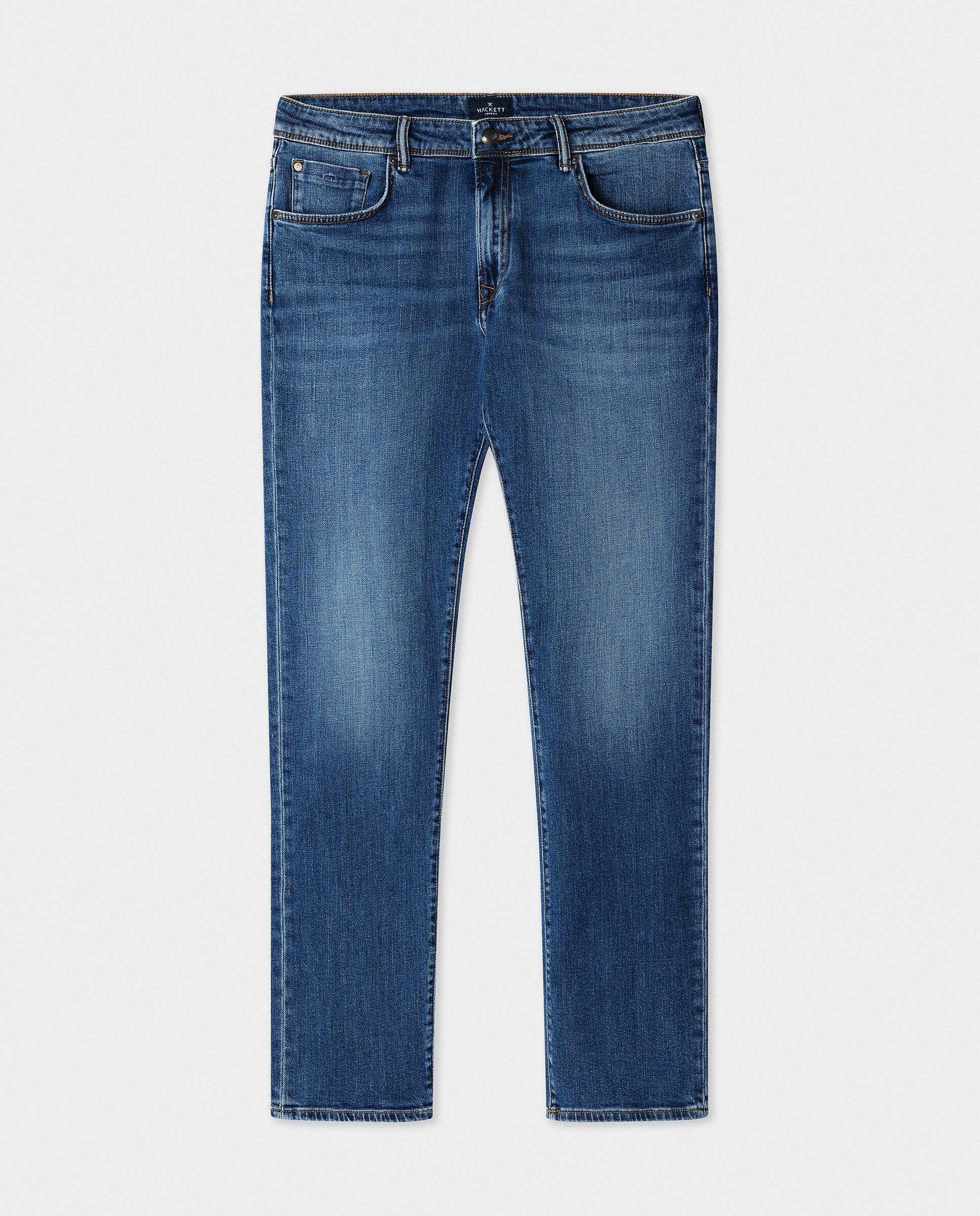 Imagen 9 de Vaqueros elásticos lavado vintage fit slim - Hackett - Azul Azul