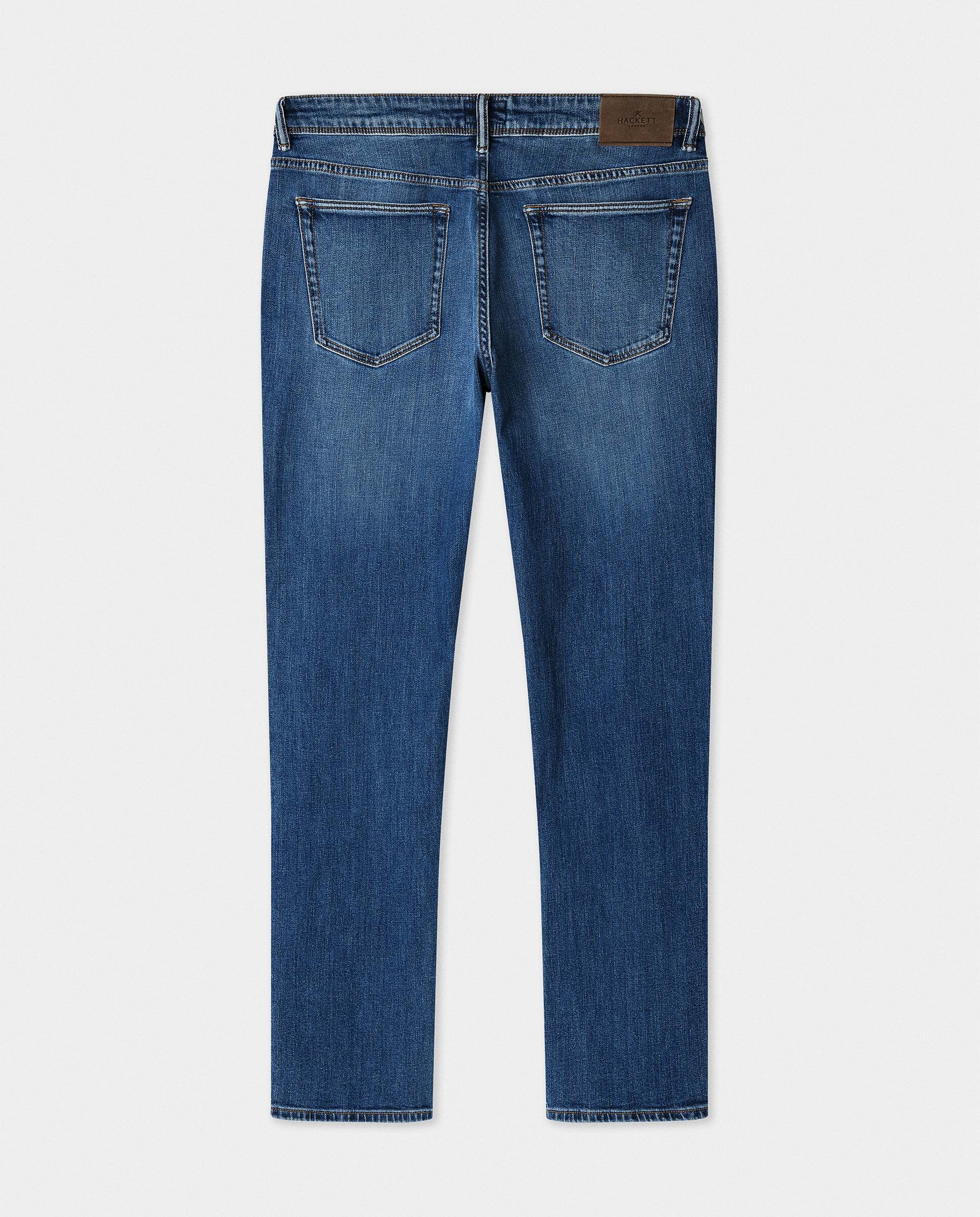 Imagen 8 de Vaqueros elásticos lavado vintage fit slim - Hackett - Azul Azul