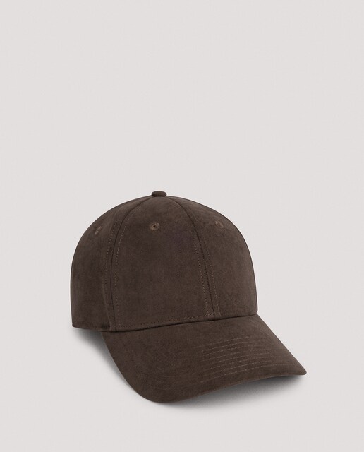 Imagen 0 de Gorra de hombre efecto ante con ajuste trasero