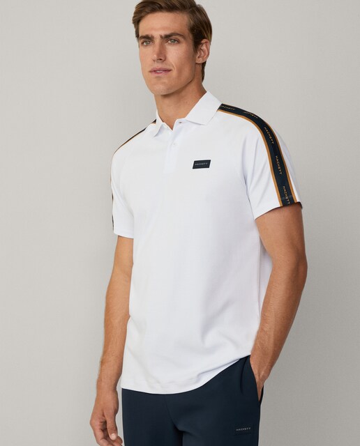 Imagen 0 de Polo interlock de hombre Hackett Sport manga corta