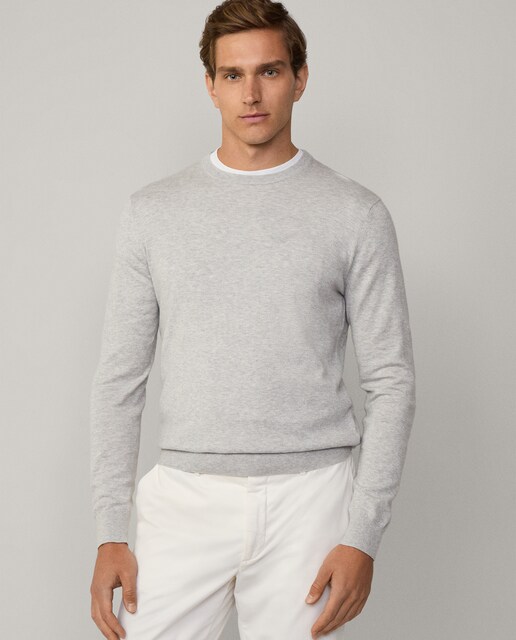 Imagen 0 de Jersey de hombre cuello redondo con coderas