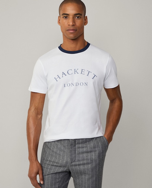 Camiseta de hombre manga corta con logo estampado