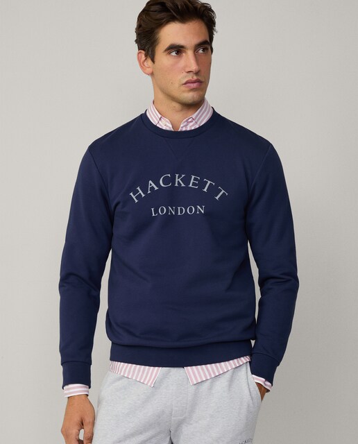 Imagen 0 de Sudadera de hombre cuello redondo con logo estampado