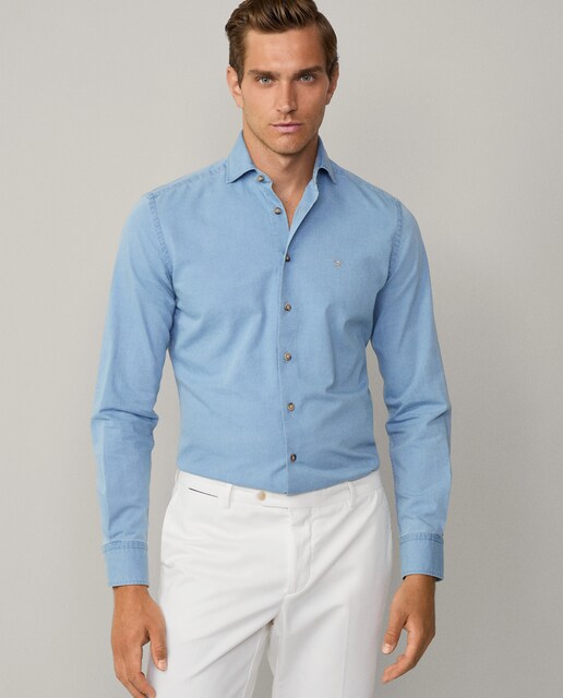 Imagen 0 de Camisa vaquera de hombre fit tailored lisa