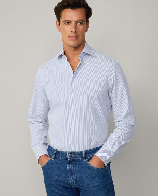 Imagen 0 de Camisa formal de hombre classic fit de rayas finas