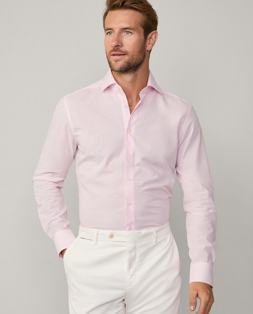 Imagen 0 de Camisa formal de hombre tailored fit de rayas finas