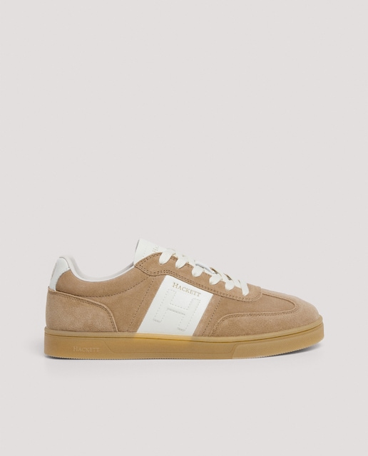 Imagen 0 de Zapatillas de ante de hombre con detalles en piel