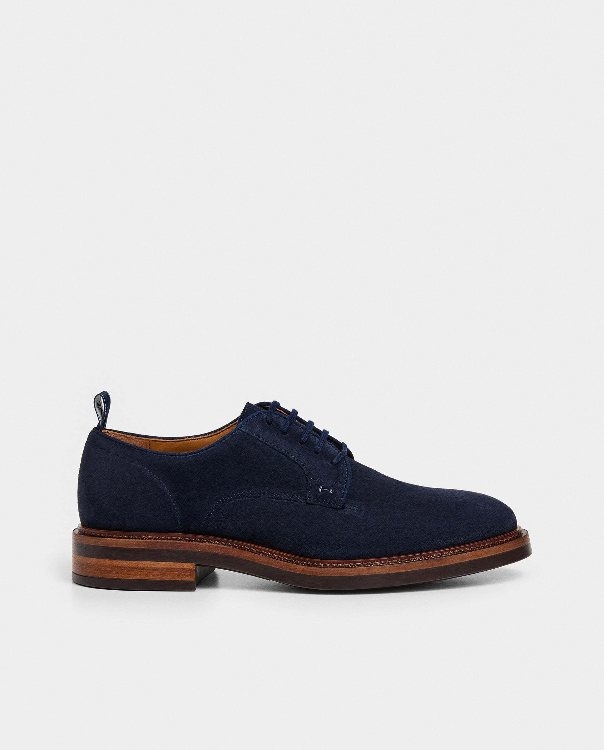 Hackett - Zapatos de hombre derby de ante egmont.