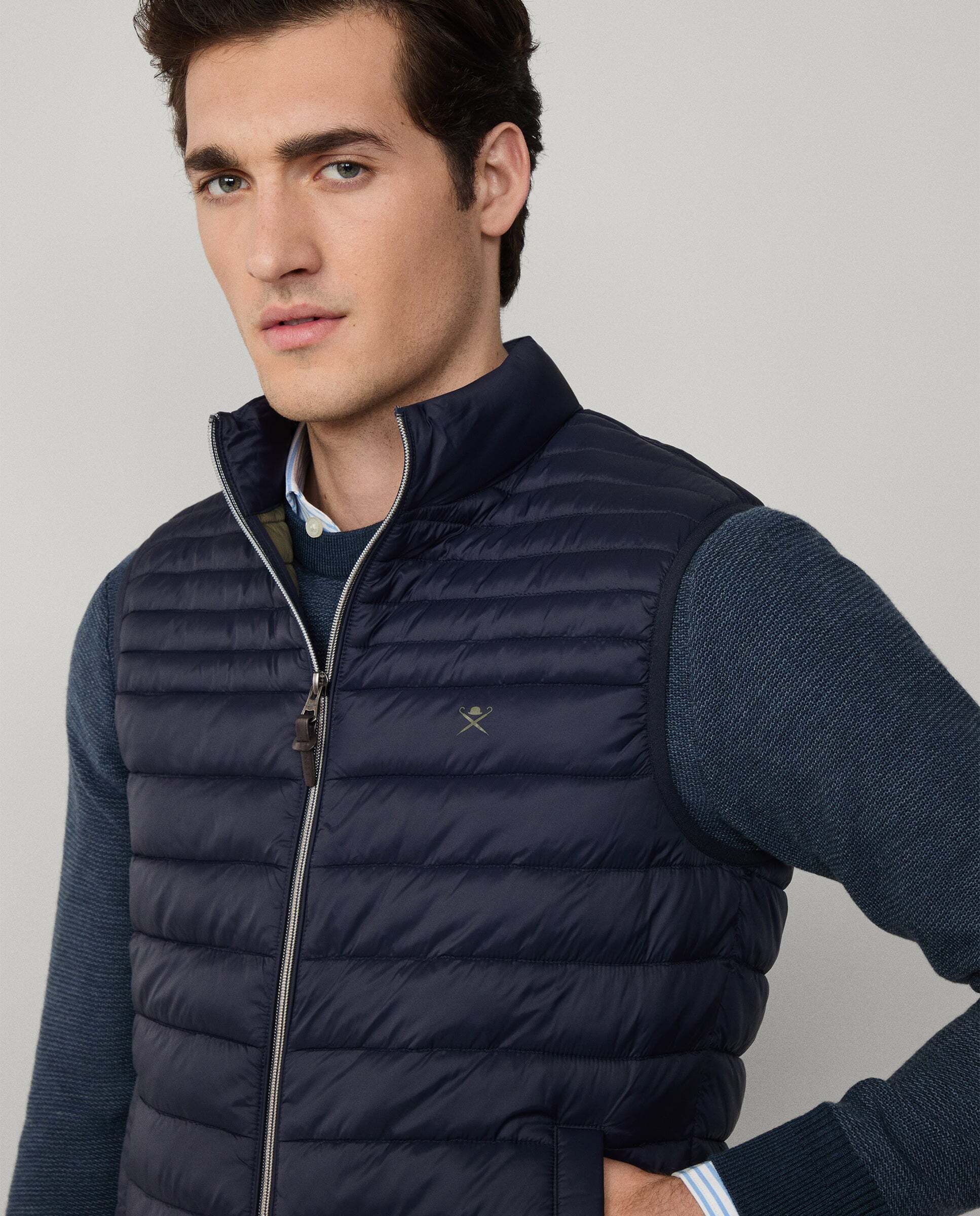 Chaleco de hombre ultraligero - Hackett - Azul marino Azul marino-4