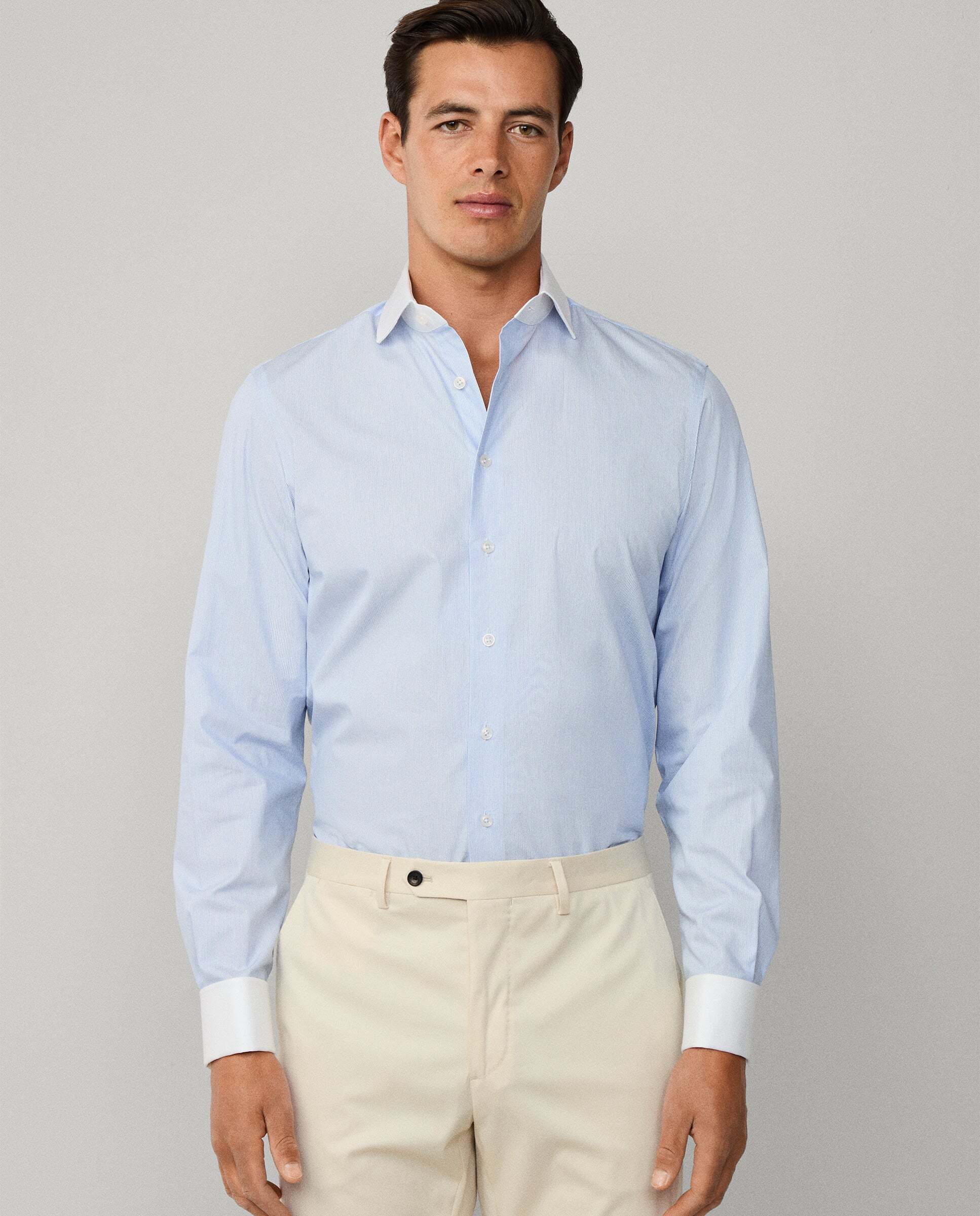 Imagen 0 de Camisa de hombre formal rayas finas fit clásico